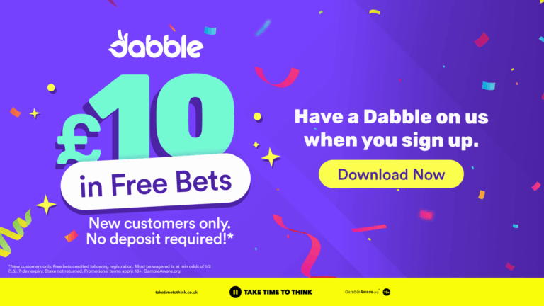Dabble £10 in free bets
